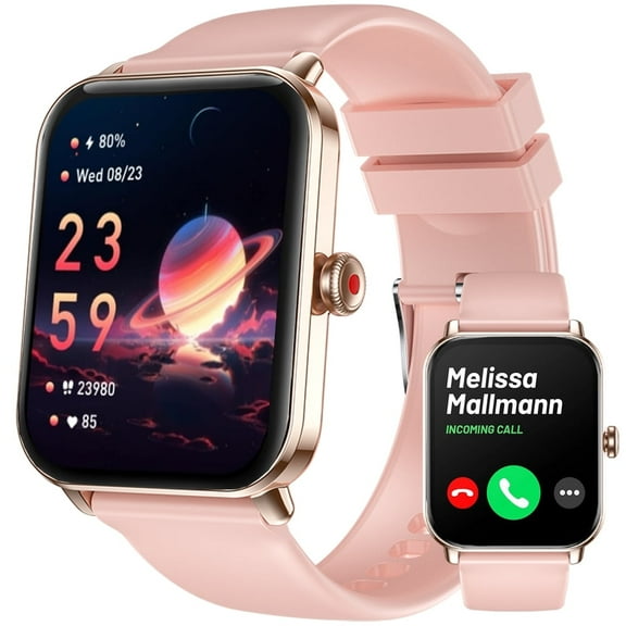 Fruit intelligence Smartwatch for Men Women's | 1.83 Inch Touch Screen  | Bluetooth Calling | Message Reminder | IP68 Waterproof Fitness Tracker | for Android Iphone Devices