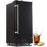Kognita Commercial Ice Maker Machine,80lbs/24H Ice Maker Machine with 25lbs Storage Capacity,40 Ice Cubes in 11-20 Minutes,Under Counter Ice Machine for Home Bar,Office,Restaurant,Auto-Clean,Black