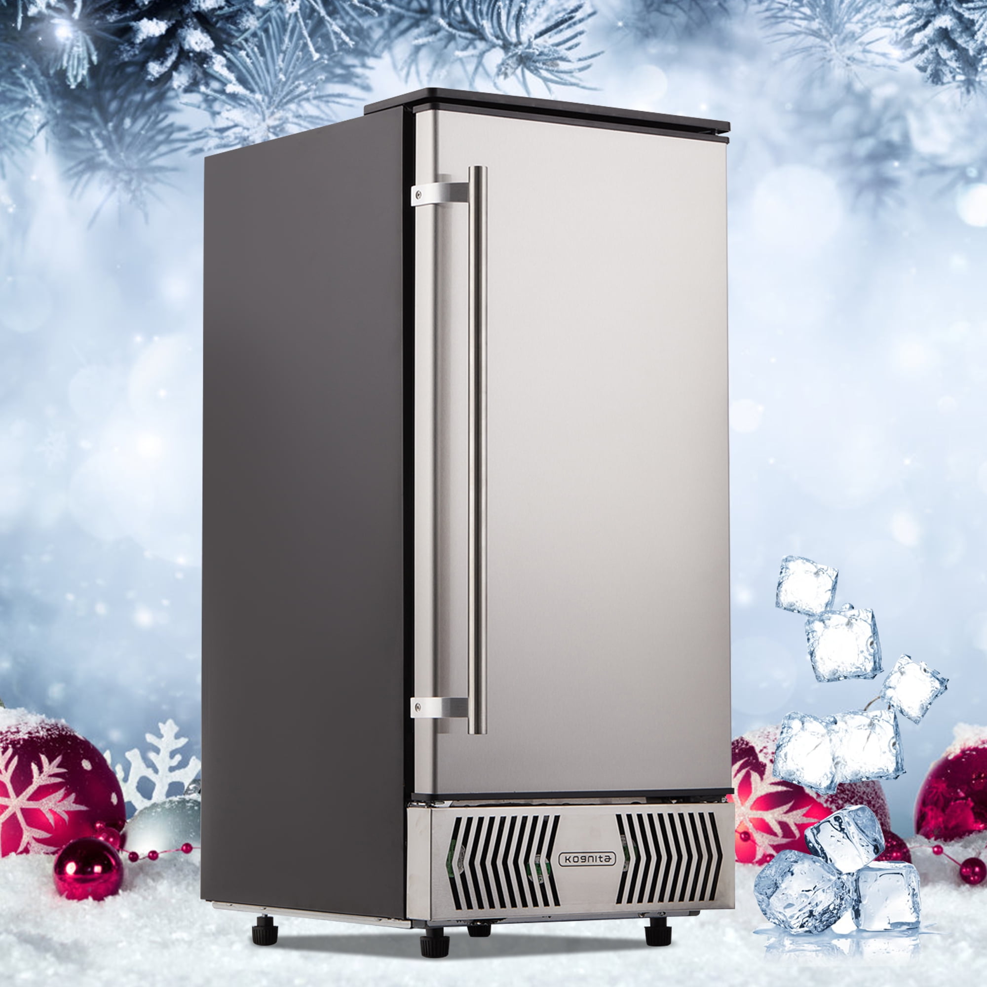 Two sets Commercial Ice Maker Machine, 80lbs/24H Stainless Steel