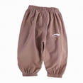 thumbnail image 1 of Kogui Baby Boy Pants Kids Boys Pants Boys Cargo Pants Stretch Elastic Waist School Kids Twill Joggers 12 18 Months (Khaki,12-18 Months), 1 of 4