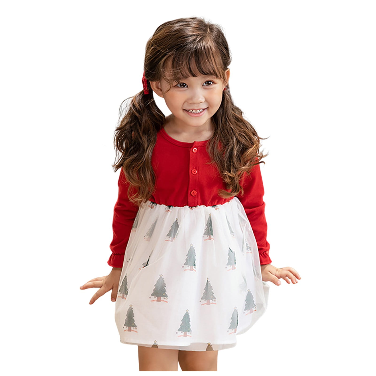 Kogui Baby Christmas Dress Plaid Toddler Girls Christmas Dress Long Sleeve  Ruffle Velvet Tutu Fall Winter Holiday Party Princess Dresses Size 3T  4T(Red,3-4 Years) - Walmart.com