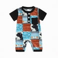 thumbnail image 1 of Kogui Baby Clothes Boy Summer Baby Girls Boys Romper Cute Newborn Clothes 0 3 6 9 12 18 24 Months (Sky Blue,0-3 Months), 1 of 8