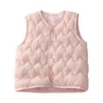 thumbnail image 1 of Kogui Baby Fall Puffer Vest Girls Puffer Vest Kids Zip Up Padded Gilet Winter Quilted Jackets Fashion Outwear 18 24 Months (Light Pink,18-24 Months), 1 of 5