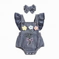 thumbnail image 1 of Kogui Baby Girl Bodysuit Girls Birthday Bodysuit Sparkly Girls Birthday Outfit 0 3 6 9 12 18 24 Months (Light Blue,3-6 Months), 1 of 9