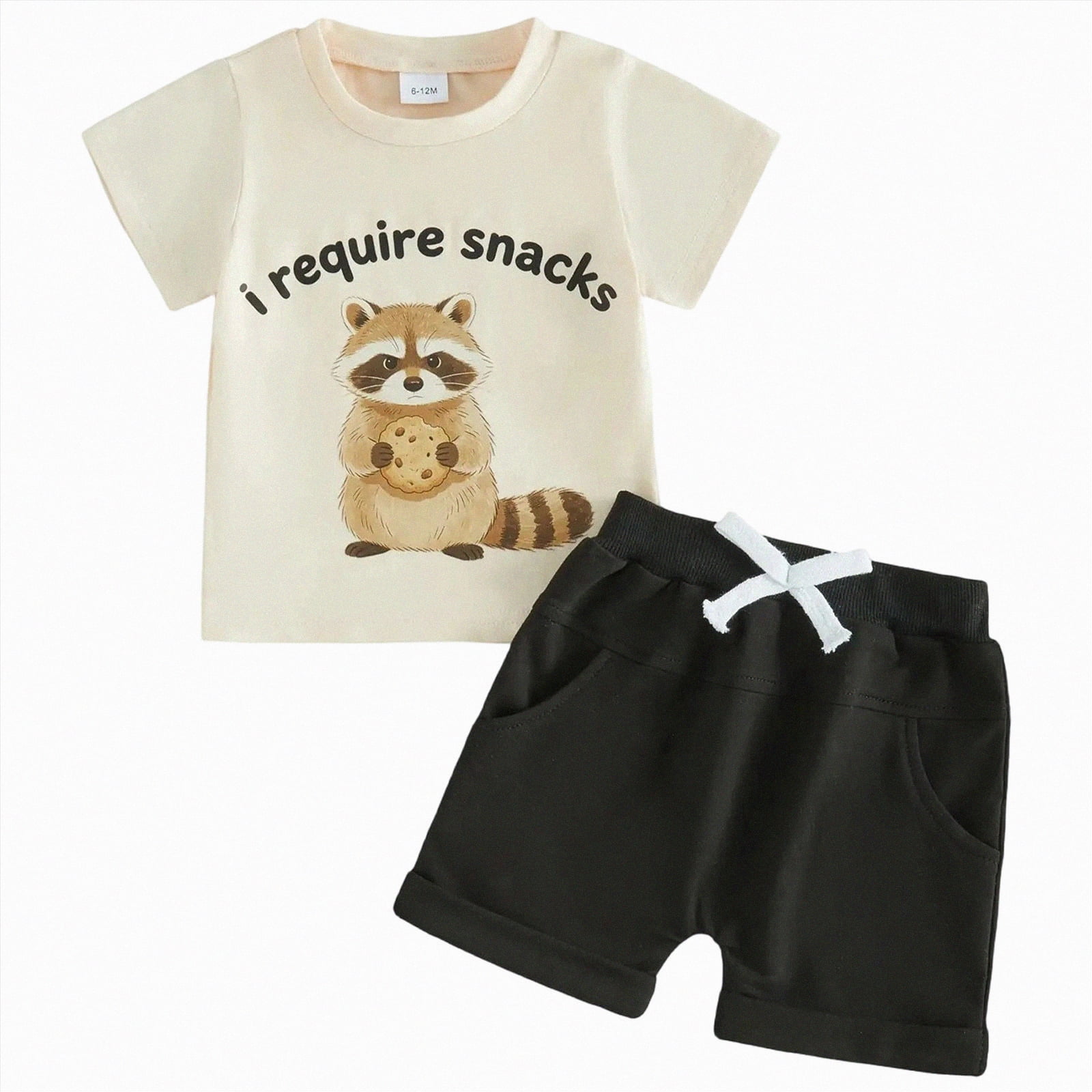 Kogui Baby Girl Summer Outfit Toddler Girl Clothes Toddler Girls Outfits Cute T-Shirt + Shorts 2Pcs Summer Baby Clothing Sets 3 6 9 12 18 24 Months 2T 3T 4T (White,12-18 Months)