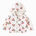 thumbnail image 1 of Kogui Baby Jackets Baby Girls Jacket Long Sleeve Lightweight Cotton Kids Sun Protection Coat for Infant Toddler Sizes 6M-4Y (Red,18-24 Months), 1 of 1