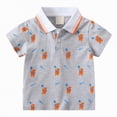 thumbnail image 1 of Kogui Baby Polo Shirts Baby and Toddler Boys Short Sleeve Polo Shirt 1T 2T (Grey,1-2 Years), 1 of 9