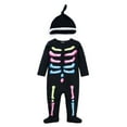 thumbnail image 1 of Kogui Baby Rompers Boys Winter Little Bean Baby Bodysuit Hat - Fall One-Piece Romper Coming Home Outfit Boy Girls Jumpsuit 0 3 6 9 12 18 24 Months (Black,3-6 Months), 1 of 9