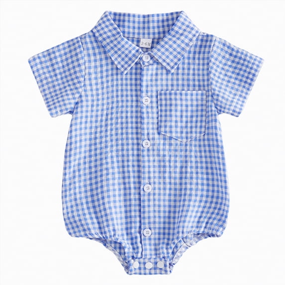 Kogui Baby Summer Clothes Baby Bodysuit Outfit Clothes Baby Outfit Funny Babies Bodysuit 0 3 6 9 12 18 24 Months (Blue,0-3 Months)