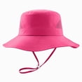 thumbnail image 1 of Kogui Baby Sun Hats Baby Toddler Sun Hat for Boy Girl Summer Bucket Hat Kids Sun Protection Beach Hat 1T 3T (Hot Pink,1-3 Years), 1 of 5