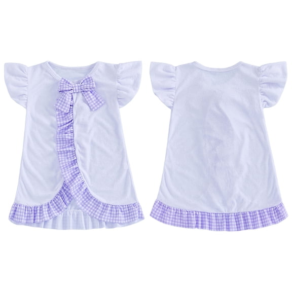 Kogui Bathing Suit Girls Toddler Baby Girls Swimsuit Sleeveless Cut-Out Checkerboard Print Bikini One-Piece Bathing Suit Summer Beachwear 2T 3T (Purple,2-3 Years)