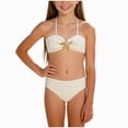 thumbnail image 1 of Kogui Bathing Suits for Girls Tankini Girls Tankini Swimsuits Two Piece Bathing Suit Drawstring Swimwear Set for Girls Size 15-16 (White,15-16 Years), 1 of 8