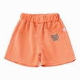 thumbnail image 1 of Kogui Boy Uniform Shorts Toddler Baby Boys Shorts Toddler Boys Cotton Shorts with Drawstring Casual Elastic Waist Clothes for Summer 12 24 Months (Orange,12-24 Months), 1 of 3
