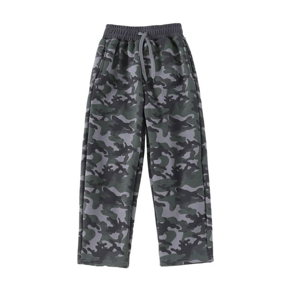 Kogui Boys Athletic Sweatpants Boys Sweatpants Active Jogger Pants for Kids Size 12-14 (Camouflage,12-14 Years)