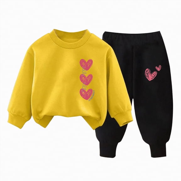 Kogui Boys Fall Clothes Toddler Boy Clothes Outfits Plaid Long Sleeve Hoodie Sweatshirt Pants Boys Fall Winter Outfits Set 5T 6T (J,5-6 Years)