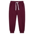 thumbnail image 1 of Kogui Boys Jogger Pants Boys Sweatpants - Active Performance Boys Joggers - Athletic Pants for Kids 5T 6T (Wine,5-6 Years), 1 of 4