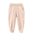 thumbnail image 1 of Kogui Boys Jogger Pants Boys Sweatpants Athletic Kids Clothes Boys Joggers Size 9-10 (Beige,9-10 Years), 1 of 4