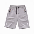 thumbnail image 1 of Kogui Boys Kaki Shorts Boys Kid Cargo Shorts Quick Dry Athletic Shorts with Zipper Pockets for Outdoor Camping Hiking 3t 4t (Grey,3-4 Years), 1 of 9