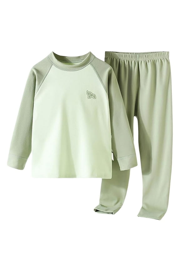 Boys Pajamas Long Sleeve Set Boys Pajamas Sets Pjs Toddler 2 Piece Long Sleeve Sleepwear Kids Clothes Sets Cartoon Print Shirts Size 4T 5T (Green,4-5 Years)