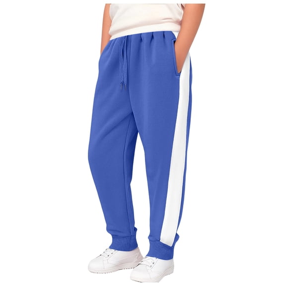 Kogui Boys Pants Boys Sweatpants Joggers, Slim Fit for Relax Fit 5T 6T (Blue,5-6 Years)