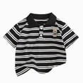 thumbnail image 1 of Kogui Boys Polo Shirts Polo Shirts for Toddler Boys Collared Golf Shirt Short Sleeve Classic Polos School Uniform Tops 9 12 Months (Black,9-12 Months), 1 of 3