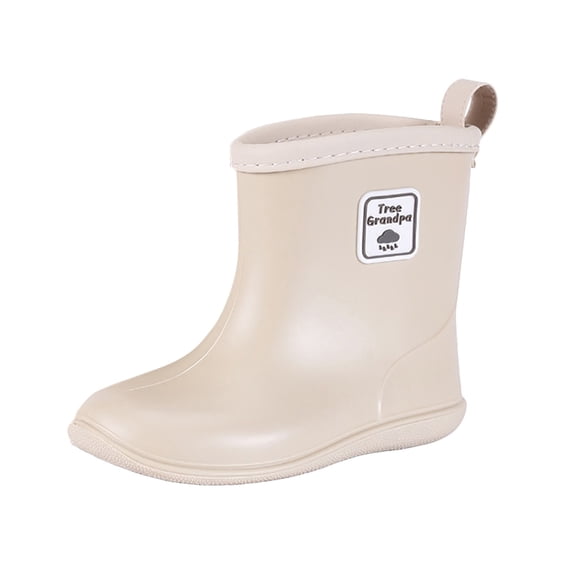 Kogui Boys Rain Boots Girls Rain Boots Rainboots for Toddlers Girls Toddler Rain Boots Kids Rain Boots Waterproof Rubber Boots for Girls And Boys Size 11 (White,Little Kids 11)