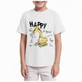 thumbnail image 1 of Kogui Boys Shirts Youth Boys Short Sleeve T-Shirt Kids Crew Neck Basic Layering Casual Tees Summer Loose Fit Shirts Tops Size 9-10 (White,9-10 Years), 1 of 4