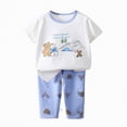 thumbnail image 1 of Kogui Boys Summer Pajamas Boys' Infant Snug-Fit Cotton Pajamas Sleepwear Sets 5T 6T (Pink,5-6 Years), 1 of 6