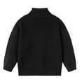 thumbnail image 1 of Kogui Boys Sweaters Boys Pullover Shirt - Lightweight Casual Knit Long Sleeve Sweater for Kids Size 5T 6T (Black,5-6 Years), 1 of 4