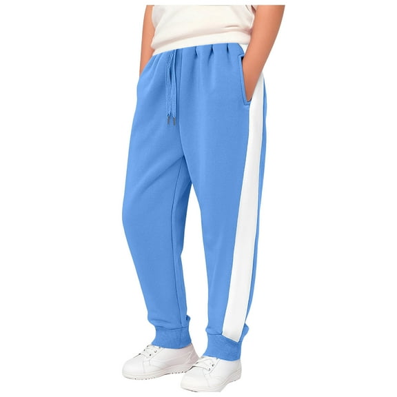 Kogui Boys Sweatpants Jogger Boys Sweatpants - Active Boys Joggers Athletic Pants, Kids Activewear Pants 5T 6T (Sky Blue,5-6 Years)