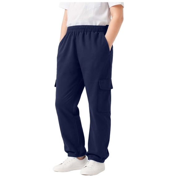 Kogui Boys Sweatpants Jogger Boys Sweatpants Joggers, Slim Fit for Relax Fit Size 9-10 (Navy,9-10 Years)