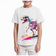 thumbnail image 1 of Kogui Boys T Shirts Graphic Toddler Boys' Short Sleeve Tees Casual Graphic Crewneck Summer Top Clothes T-Shirts 3T 4T (White,3-4 Years), 1 of 4