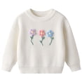 thumbnail image 1 of Kogui Boys Uniform Sweater Girls Long Sleeve Sweaters Kids Casual Crew Neck Fall Pullover Tops Size 7-8 Years (White,7-8 Years), 1 of 9