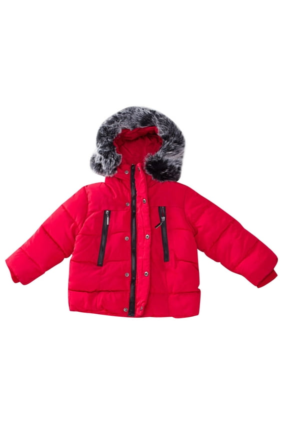 Boys Winter Coat Toddler Winter Coats Lightweight Puffer Jacket for Baby Infant kids Size 4T 5T (Red,4-5 Years)
