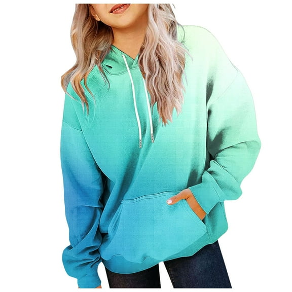 Kogui Cute Hoodie for Girls Kid Toddler Kid Girls Clothes Long Sleeve Hoodie Sweatshirt Fall Size 4T 5T (Sky Blue,4-5 Years)