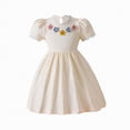 thumbnail image 1 of Kogui Dress for Baby Toddler Outfit Girl Baby Fly Sleeve Mesh Layered Princess Dress Little Girls Summer Tulle Dresses 5T (Beige,5 Years), 1 of 7
