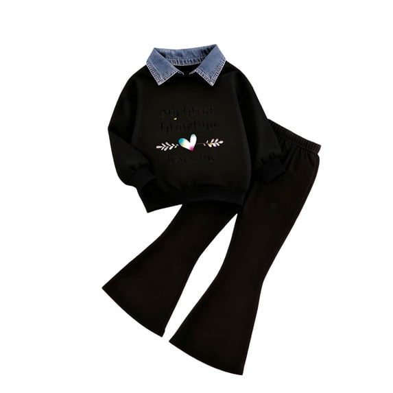 Amissz Baby Boys Clothes Toddler Boys Outfit 1-6T Infant Letter Print Sweatshirt Fashion Letter Printed Long Sleeve Hoodie Tops Pants Set Red,12-18 Months