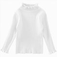 thumbnail image 1 of Kogui Fashion Sweater for Girls Girls Crewneck Long Sleeve Lightweight Sweaters Pullover Kids Soft Tops Size 7-8 (White,7-8 Years), 1 of 5