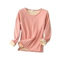 thumbnail image 1 of Kogui Girl Long Sleeve Shirt Girl Long Sleeve Shirts Cotton Casual Crewneck Tunic T-Shirts Cute Long Sleeve Shirts for Teen Girls Size 15 Years (Pink,15 Years), 1 of 4