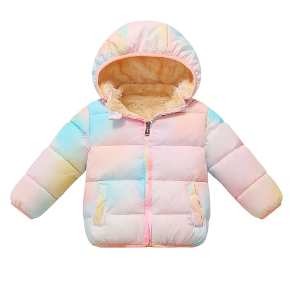 Kogui Girl Winter Coat Baby Boys Girls Down Jacket Toddler Winter Warm Puffer Down Coat Hooded Snowsuit 12 18 Months (Light Pink,12-18 Months)