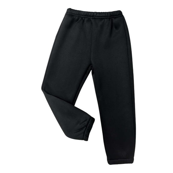 Kogui Girls Baggy Sweatpants Girls' Sweatpants Casual Baggy Joggers Kids Athletic Pants Size 7-8 (Black,7-8 Years)