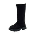 thumbnail image 1 of Kogui Girls Boots Girls Knee High Boots Fall Boots Winter Snow Tall Boot Dress Shoes for Toddler Little Kid Big Kid Size 1 (Black,Big Kids 1), 1 of 9