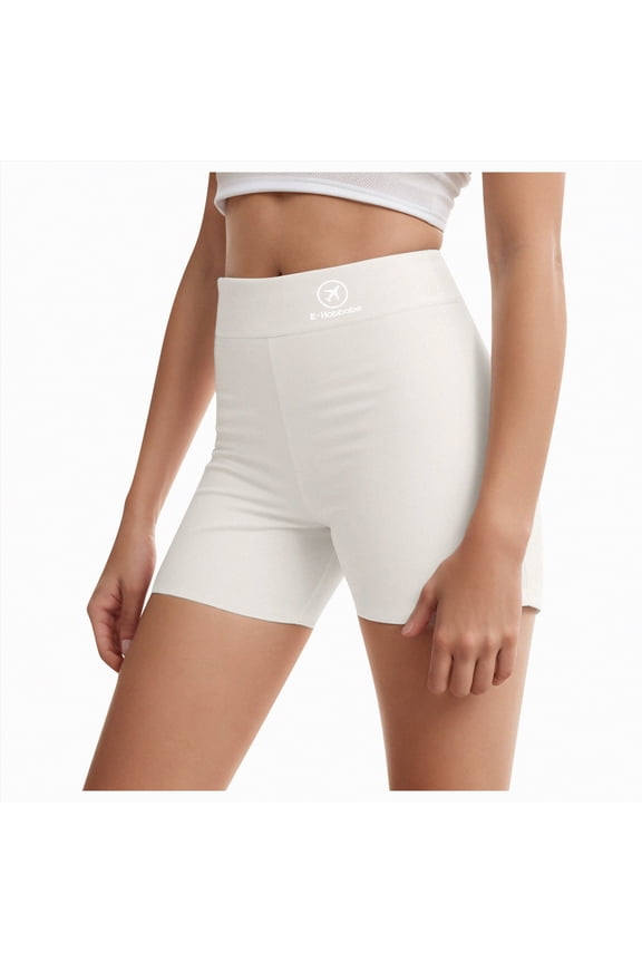 Girls Dance Shorts Girls Bike Shorts Dance Breathable and Safety Biker Shorts Size 10-11 (White,10-11 Years)