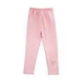 thumbnail image 1 of Kogui Girls Leggings Athletic Warm & Cozy Cotton Footless Leggings for Girls Perfect for Autumn & Winter with Stretchy Comfort Fit Size 11-12 (Pink,11-12 Years), 1 of 4