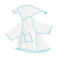 thumbnail image 1 of Kogui Girls Rain Jacket Kids Cute Cartoon Raincoats Boys Girls Lightweight Rain Jacket Coat Waterproof Rain Poncho Reusable Rainwear Kids Size 7-8 (Sky Blue,7-8 Years), 1 of 5