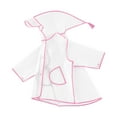 thumbnail image 1 of Kogui Girls Rain Jacket Rain Ponchos Raincoats for Kids, Reusable Boys Girls Rain Jackets with Hood Travel Outdoor Size 9-10 (Pink,9-10 Years), 1 of 5