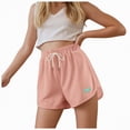 thumbnail image 1 of Kogui Girls Shorts Adjustable Elastic Little Little Girls Running Athletic Shorts Toddler Kids Workout Dance Short 1T 2T (Pink,1-2 Years), 1 of 5