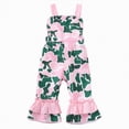 thumbnail image 1 of Kogui Girls Sleeveless Jumpsuits Toddler Girl Clothes Baby Summer Sleeveless Clothing Cute Romper One-piece Jumpsuit Summer 0 3 6 9 12 18 24 Months (Light Pink,18-24 Months), 1 of 5