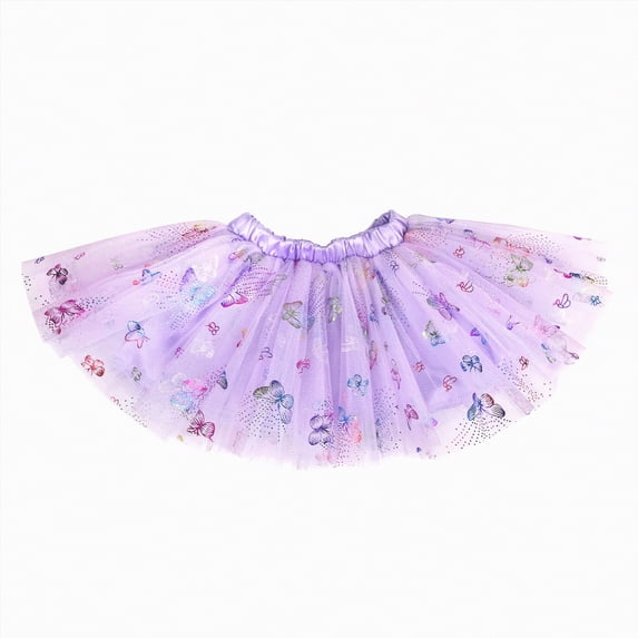 Kogui Girls Tulle Skirt Little Girl's Tutu Skirt Baby Toddler Kids Summer Casual Skirts 6 12 Months (Light Purple,6-12 Months)