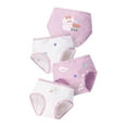 thumbnail image 1 of Kogui Girls'Underwear Comfty Underwear Little Girls'Briefs Baby Undies Girls Panties 3 Pack,Size 2T 3T(Purple,5-6 Years), 1 of 5